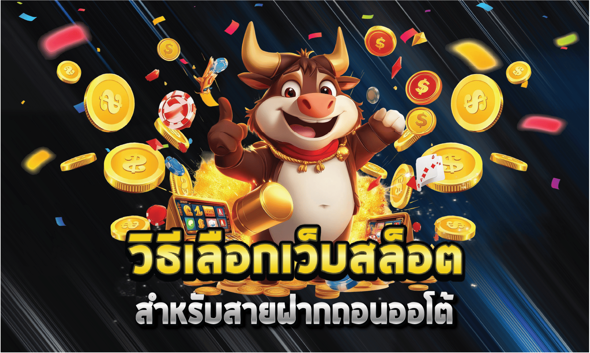 วิธีเลือกเว็บสล็อตสำหรับสายฝากถอนออโต้